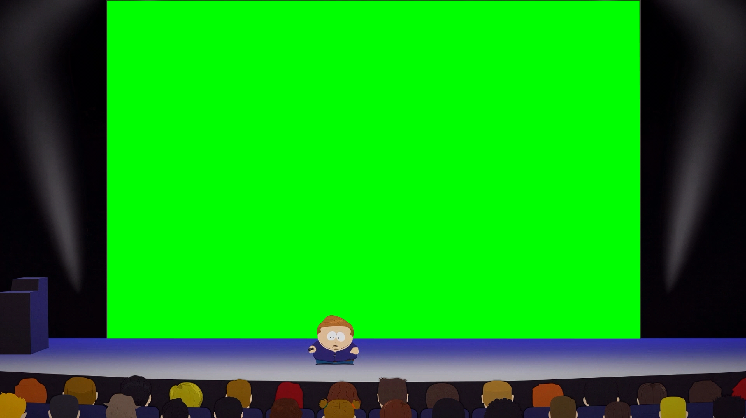 Cartman Go Fund Yourself Speech meme - South Park (Green Screen)