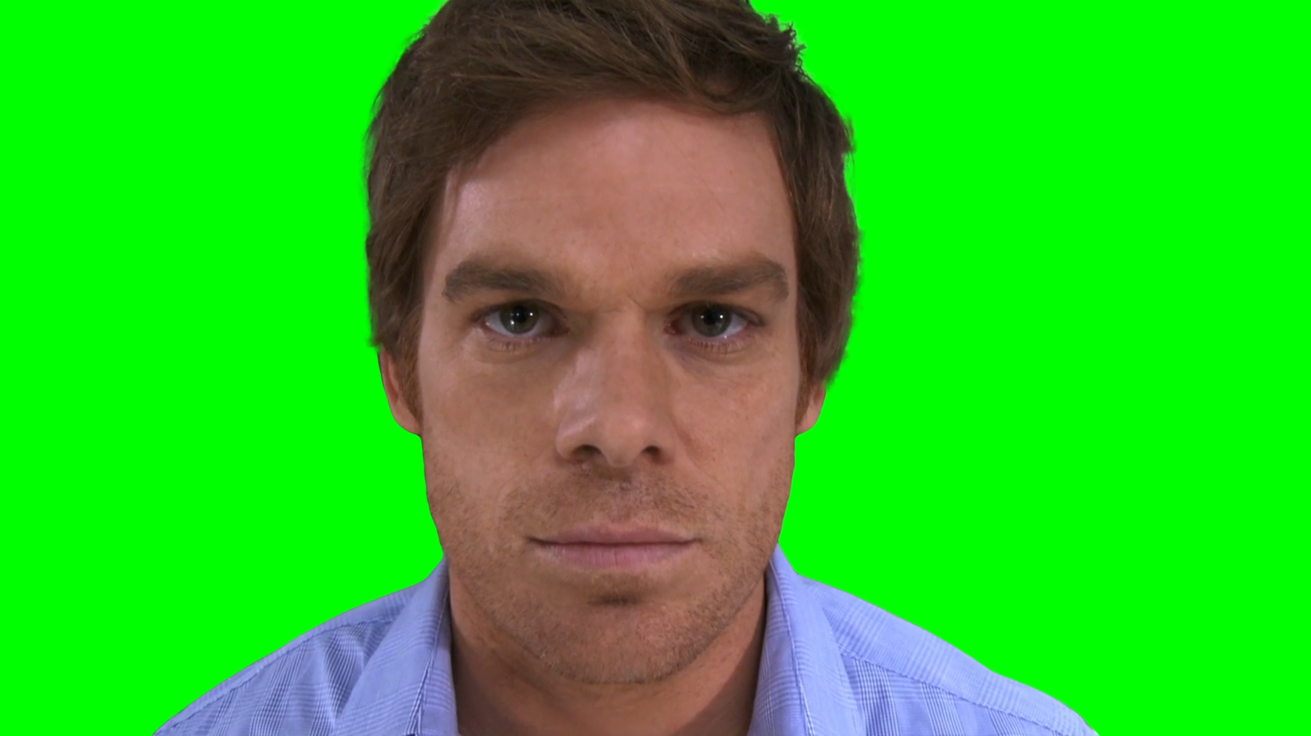 Hello, Dexter Morgan meme (Green Screen)