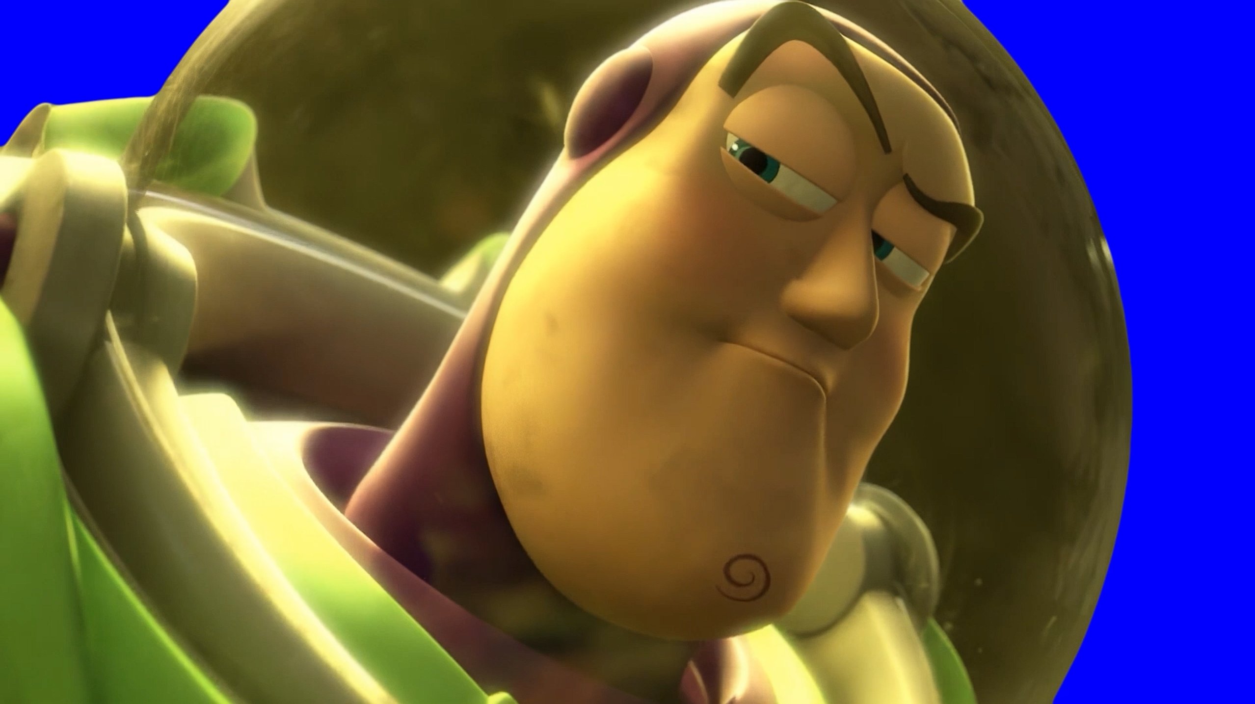 Buzz Lightyear saves Jessie meme V4 - Toy Story 3 (Green Screen)