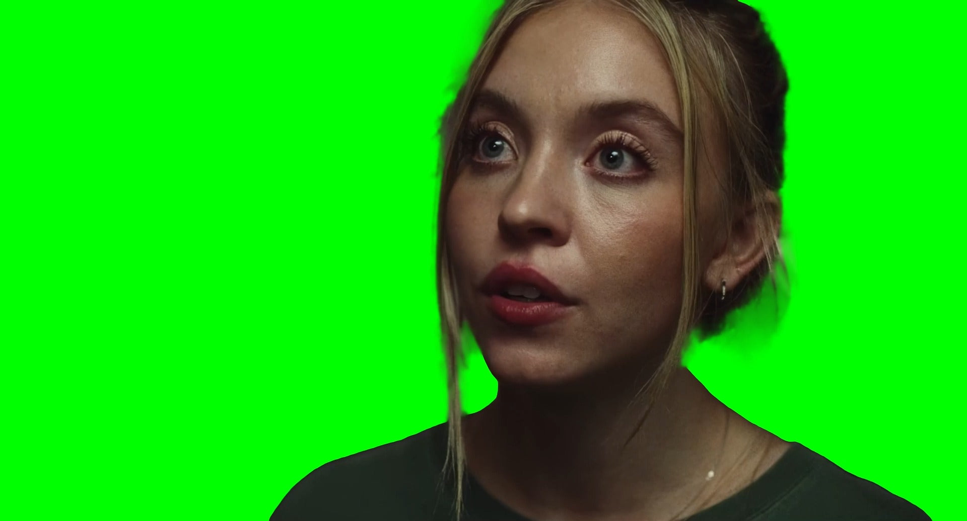 Sydney Sweeney saying “I AM CRAZIER!” meme - Euphoria (Green Screen)