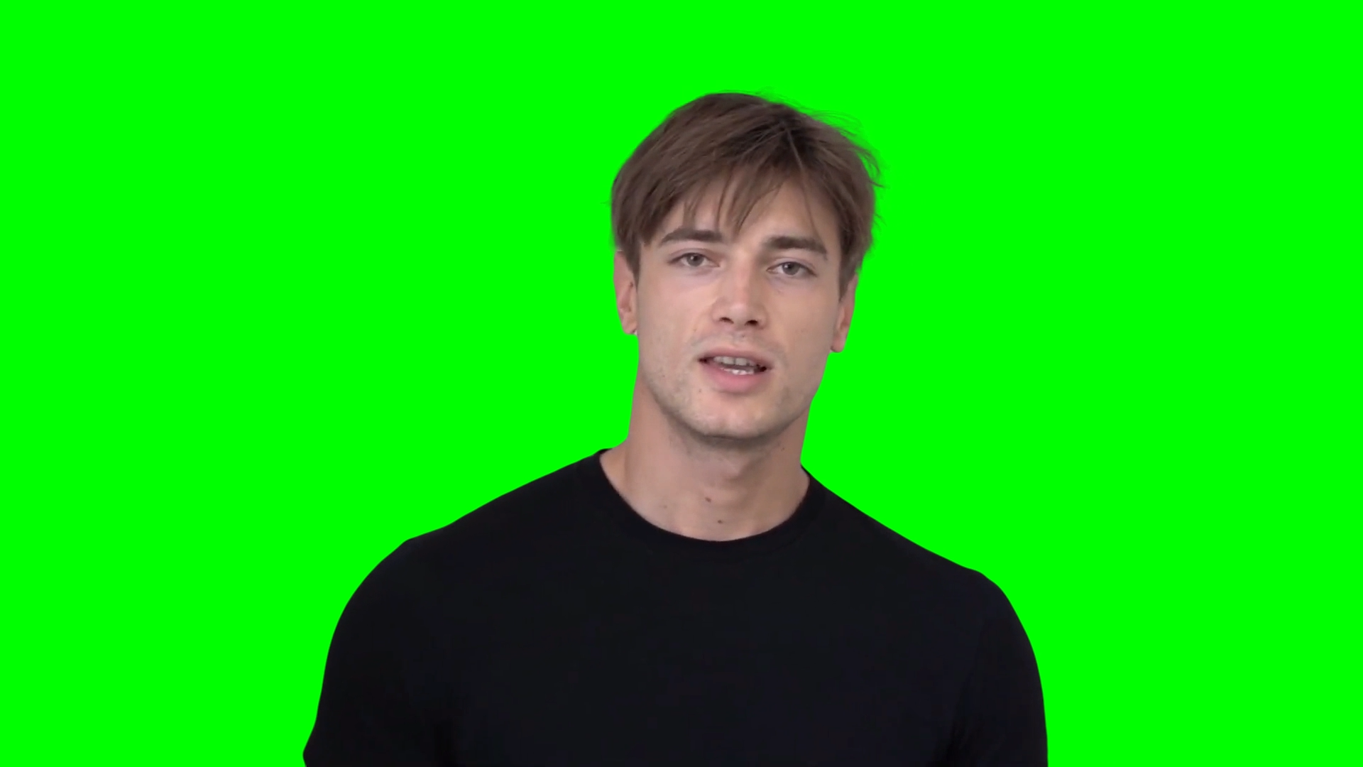 Hello my name is Eduard I'm from Romania and I'm your daughter in Japan (Green Screen)