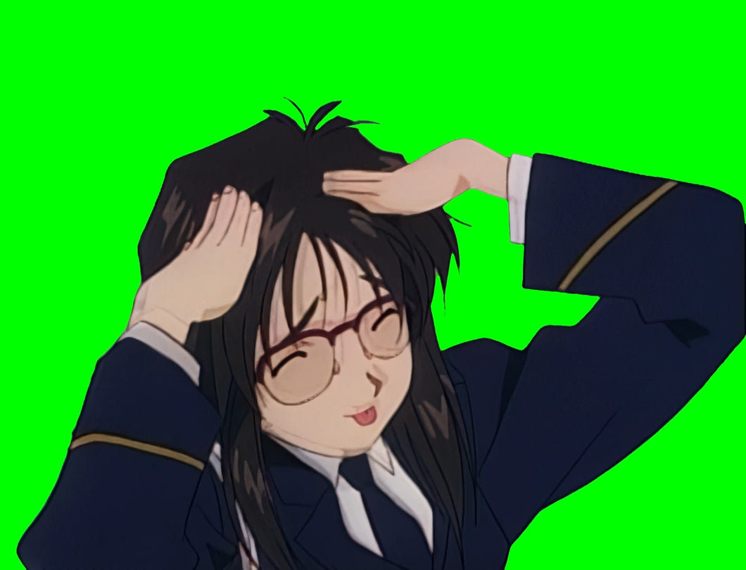 Ah, Eto... Bleh! meme - You're Under Arrest (Green Screen)
