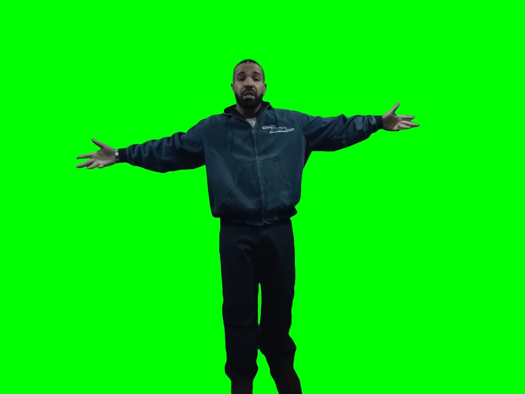 Drake What Did I Miss? meme (Green Screen)