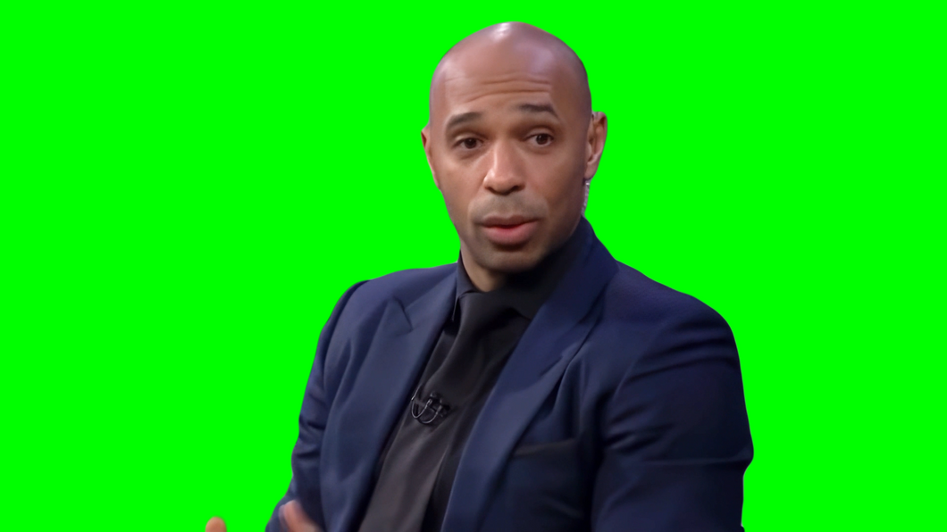 Thierry Henry - “He’s cooking” meme (Green Screen)