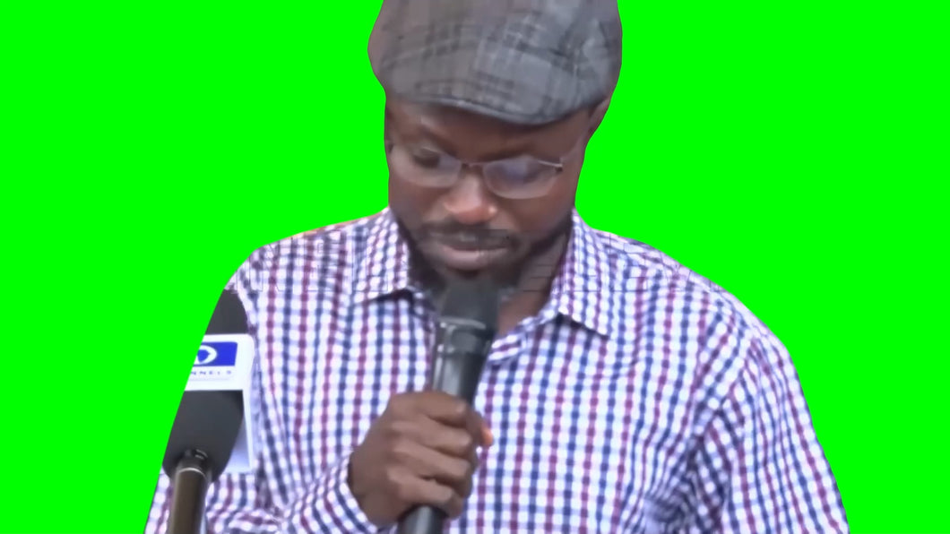 Black Man saying 