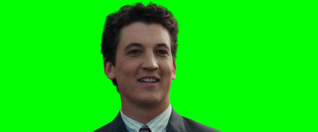 Jonah Hill and Miles Teller nodding at each other meme - War Dogs movie (Green Screen)