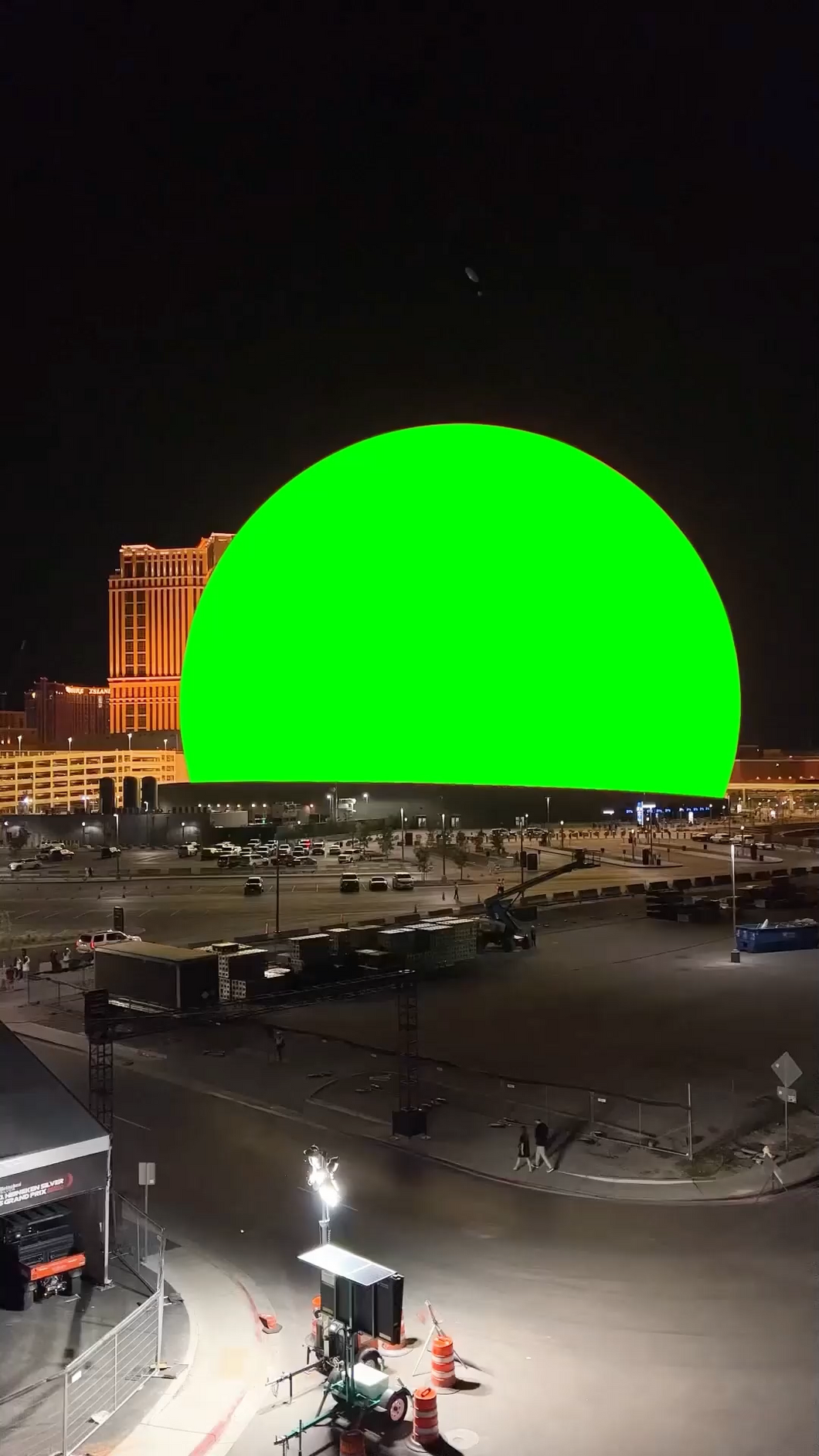 Las Vegas Sphere (Green Screen)