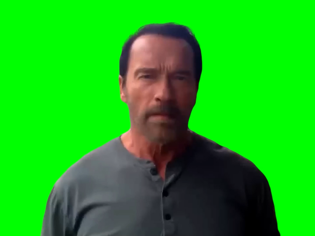 PUT THAT COOKIE DOWN! - Arnold Schwarzenegger (Green Screen)