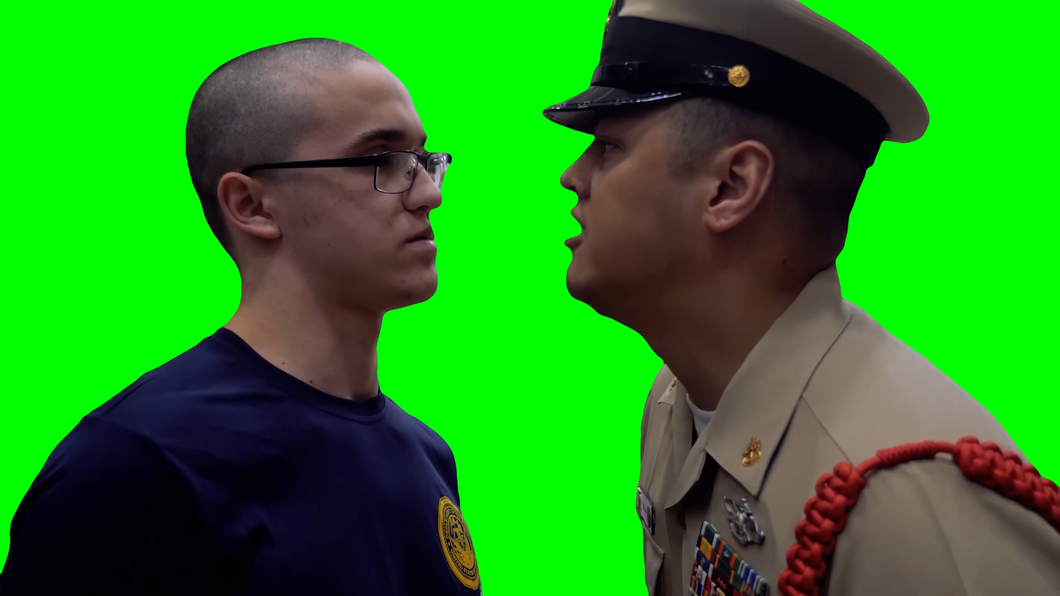 SAY SOMETHING! YES CHIEF! NO CHIEF! MAYBE CHIEF! meme (Green Screen)