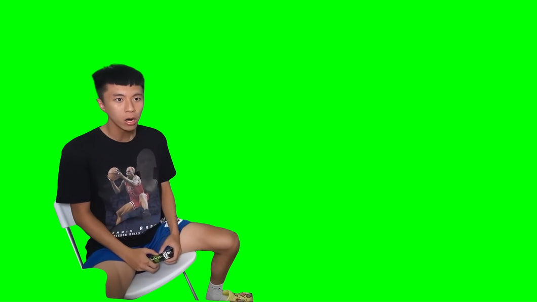 Ray Being Shocked and Angry meme - Kai Cenat Livestream (Green Screen)