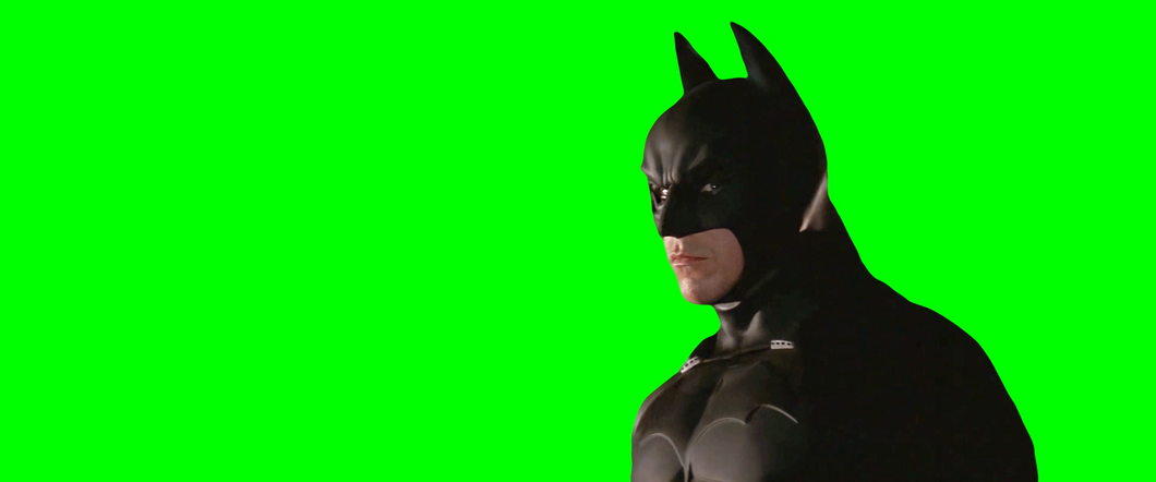 I Never Said Thank You meme - Batman Begins (Green Screen)
