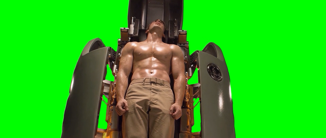 Steve Rogers Transformation meme - Captain America: The First Avenger (Green Screen)