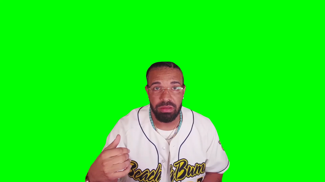 Drake reacts to 20 Cents donation (Green Screen)
