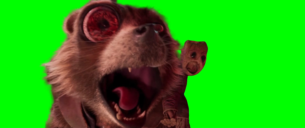 Guardians of the Galaxy Vol. 2 Jumping Through Space meme (Green Screen)