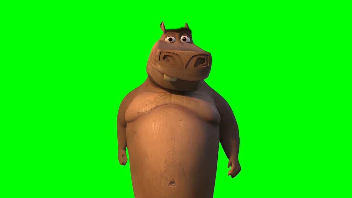 Look Out I Think Moto Moto Likes You Madagascar 2 "I Think Moto Moto Likes You!" meme (Green Screen
