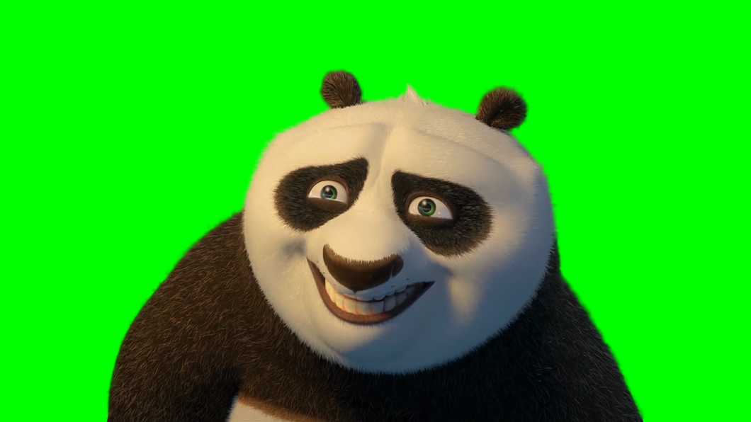 I Am Your Master! meme - Kung Fu Panda movie (Green Screen)