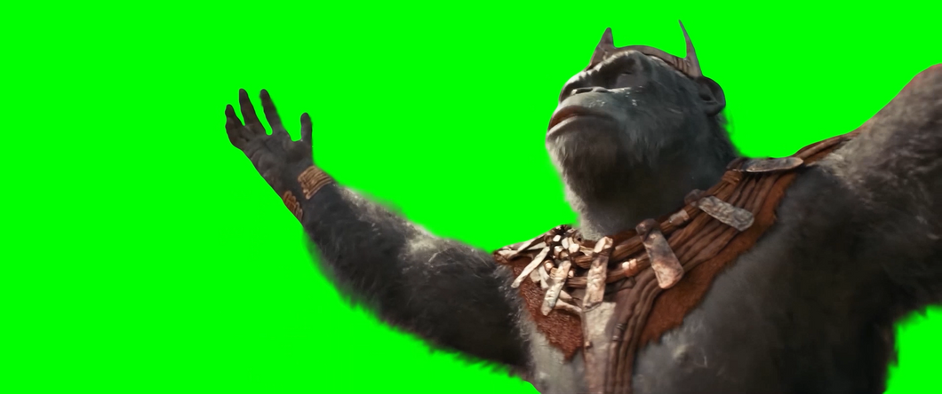 WHAT A WONDERFUL DAY! meme - Proximus Caesar - Kingdom of the Planet of the Apes (Green Screen)