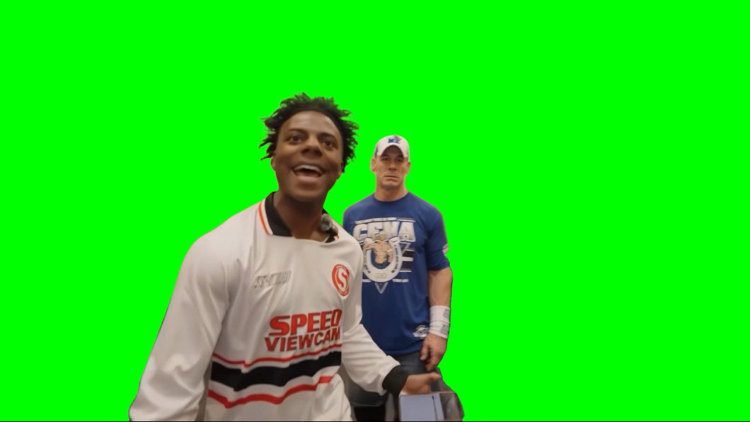 IShowSpeed looking for John Cena meme (Green Screen)