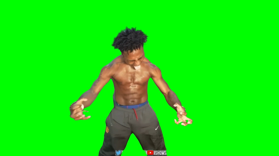 IShowSpeed Going Crazy and Hitting Camera meme (Green Screen)