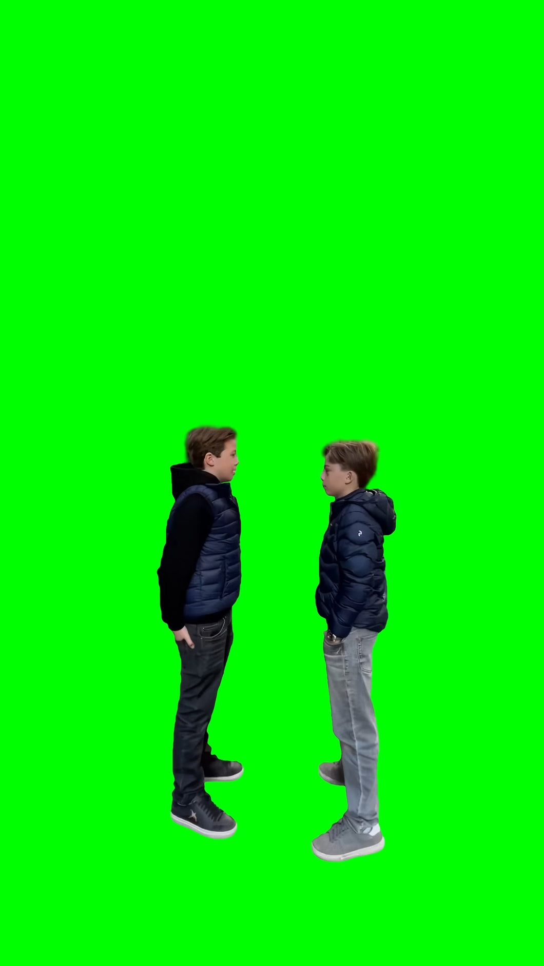 Imagine You Me and The Boys Going to Dubai meme (Green Screen)