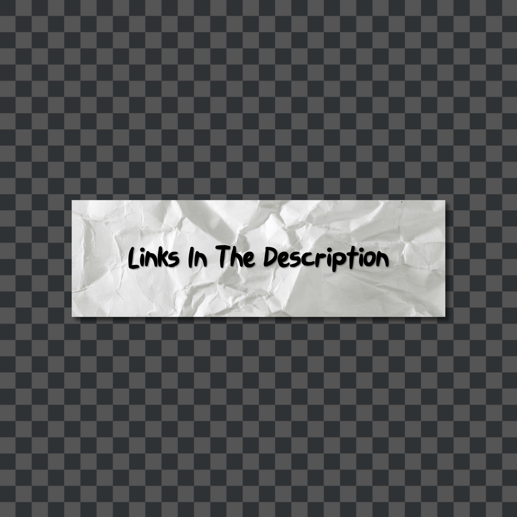 Links in The Description Animation Template
