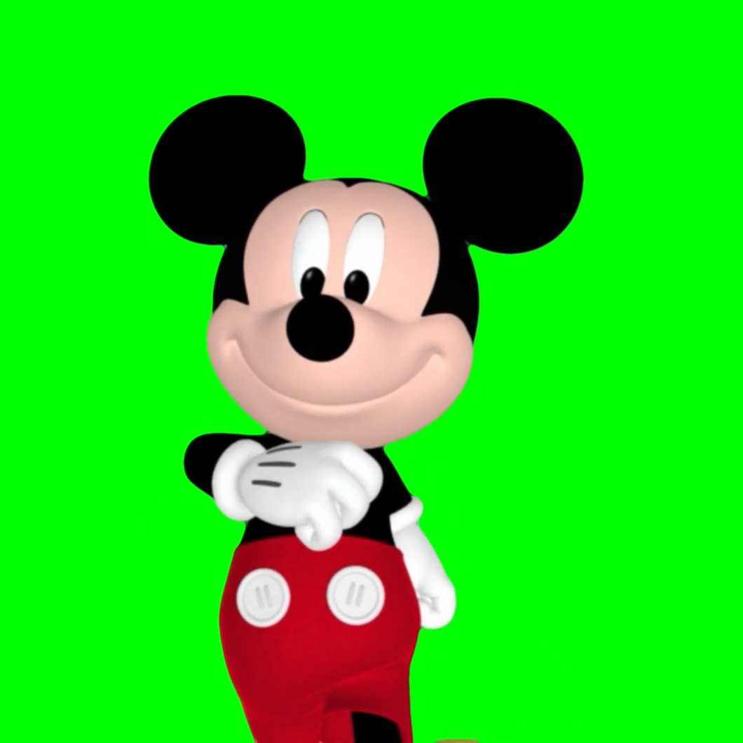 Mickey Mouse - Wanna Come Inside My Clubhouse? (Green Screen)