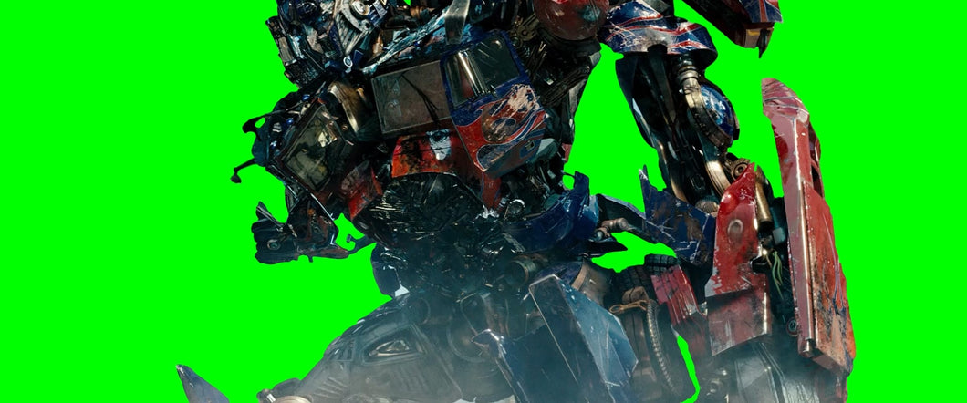 Optimus Prime Winning The Final Battle meme - Transformers 3: Dark of the Moon (Green Screen)