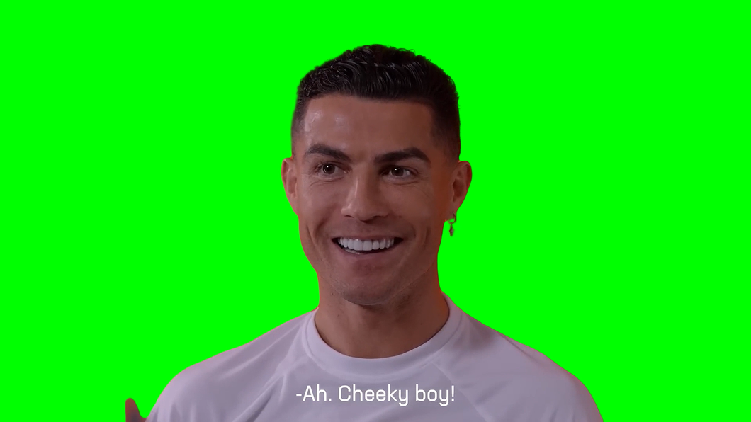Cristiano Ronaldo SIUUUU (Green Screen) – CreatorSet