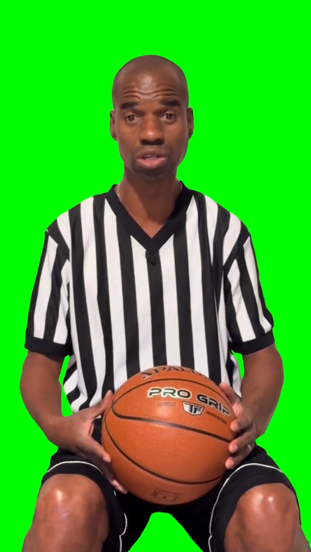 Omar The Referee Is Alive Basketball Catching Referee Green Screen Creatorset