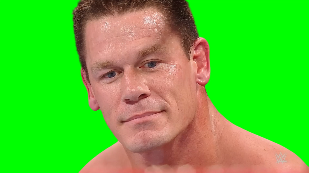 Sad John Cena meme WWE (Green Screen) – CreatorSet