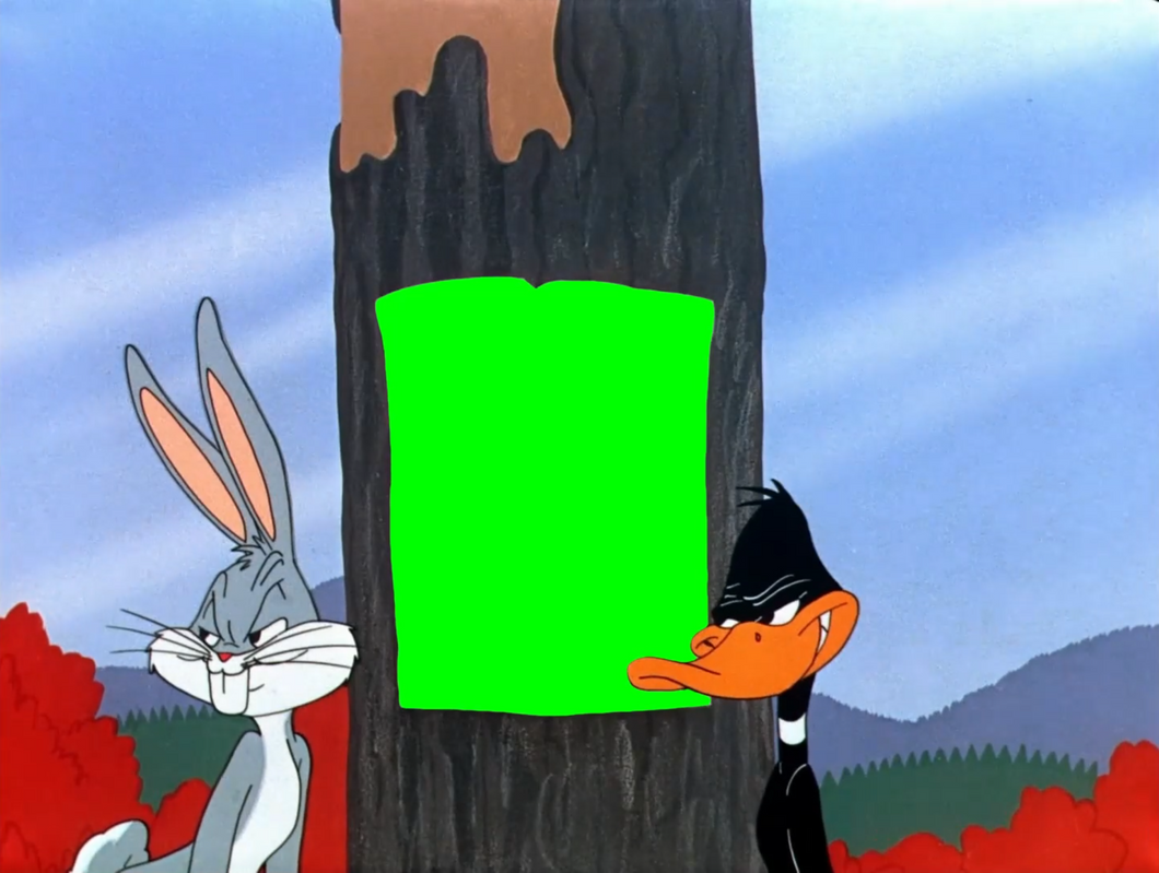 Looney Tunes Rabbit Season Duck Season Posters (Green Screen)