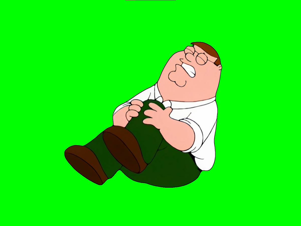 Peter Griffin Hurts His Knee meme - Family Guy (Green Screen) – CreatorSet