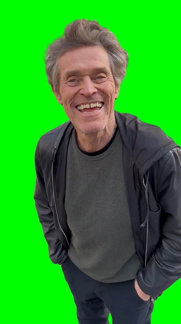 Willem Dafoe Drip Part 2 (Green Screen)