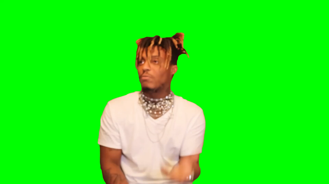 Juice WRLD dancing to Bandit (Green Screen)