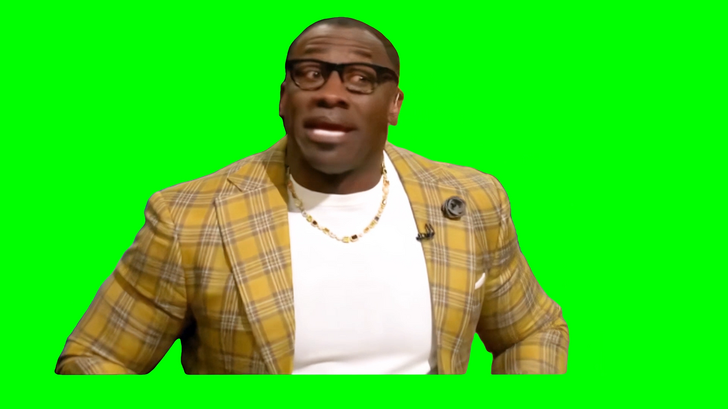 Shannon Sharpe - I Gave Everything I Had meme (Green Screen)