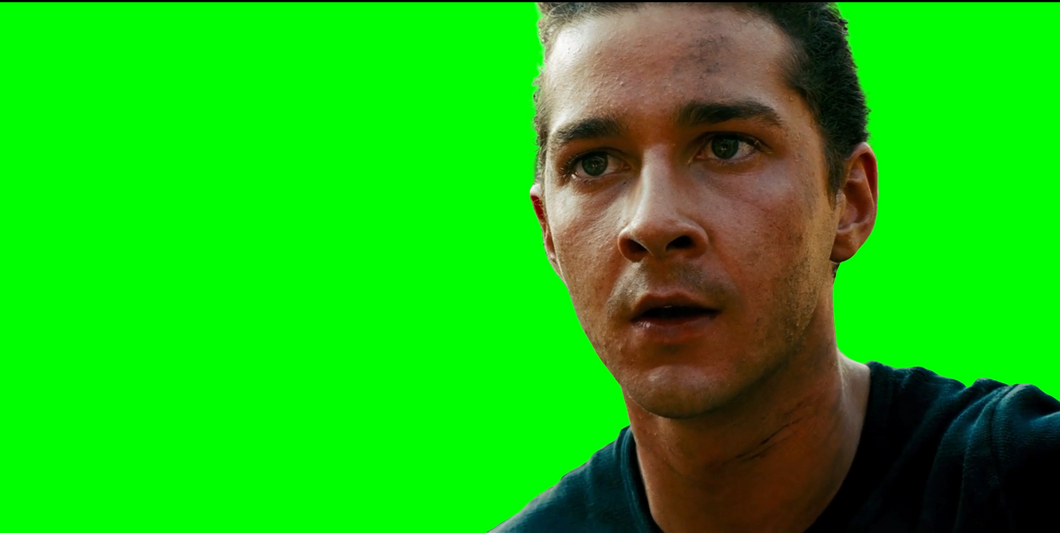 You Wanted This! Stop Complaining! meme - Sam Witwicky - Transformers 2 (Green Screen)