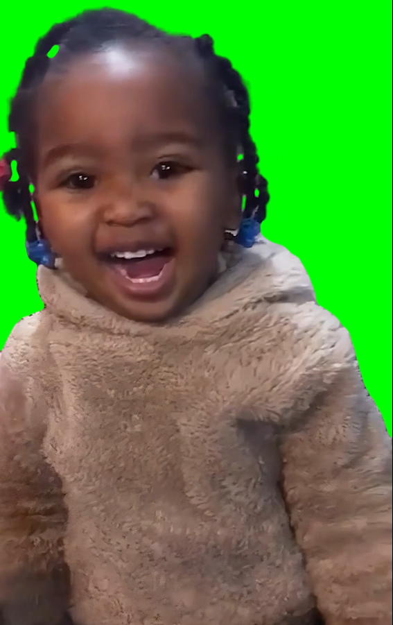 Hahaha Yeah Girl Laughing meme (Green Screen)