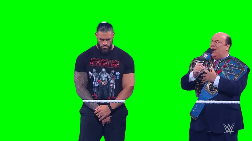 Paul Hayman hyping up Roman Reigns meme - WWE (Green Screen)