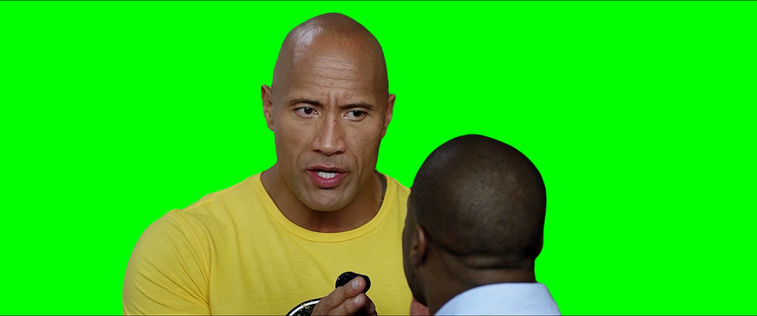 The Rock saying 