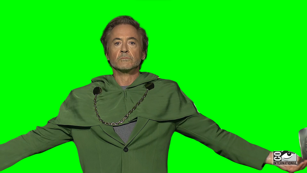 Robert Downey Jr. revealed as Doctor Doom meme  (Green Screen)