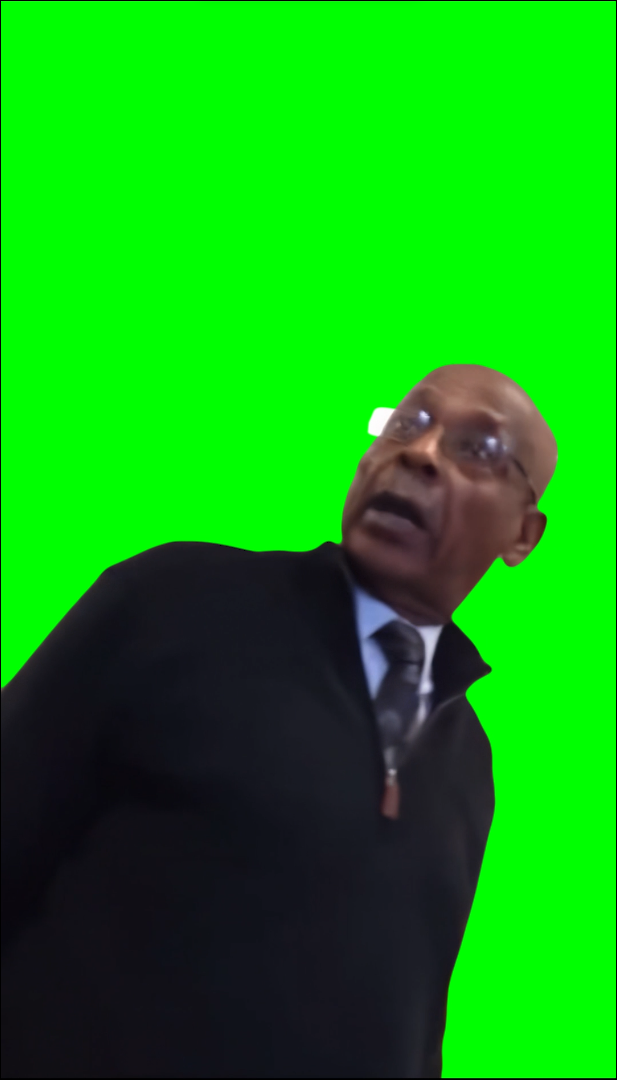 Whoever Threw That Paper Your Mom's A Hoe! meme (Green Screen)