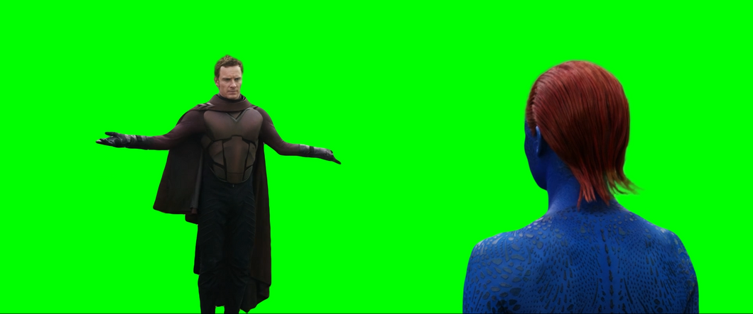 Magneto Flying Away meme - X-Men: Days of Future Past (Green Screen)