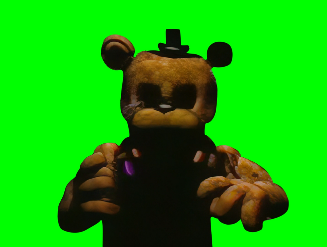 Golden Freddy Shaking FNAF meme - Squimpus McGrimpus (Green Screen)