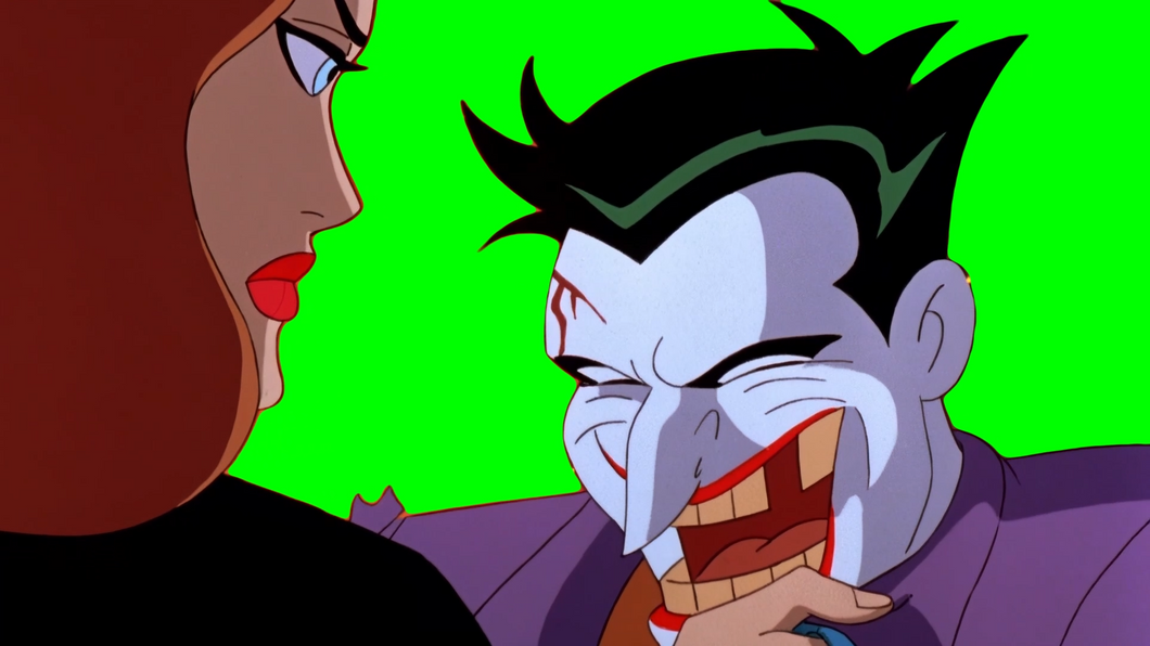 Joker Laughing meme - Batman: Mask of the Phantasm movie (Green Screen)