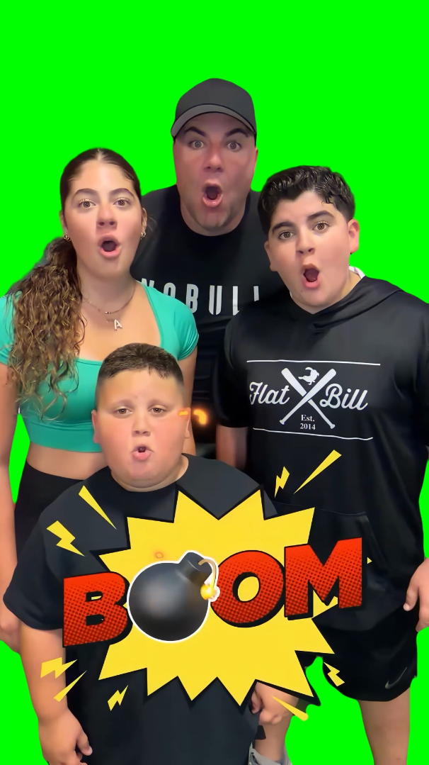 We Bring The BOOM! meme - AJ & Big Justice and The Rizzler (Green Screen)