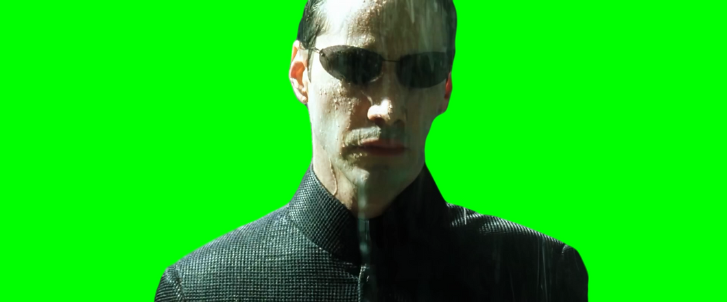 Agent Smith Clones looking at Neo meme - The Matrix Revolutions (Green Screen)