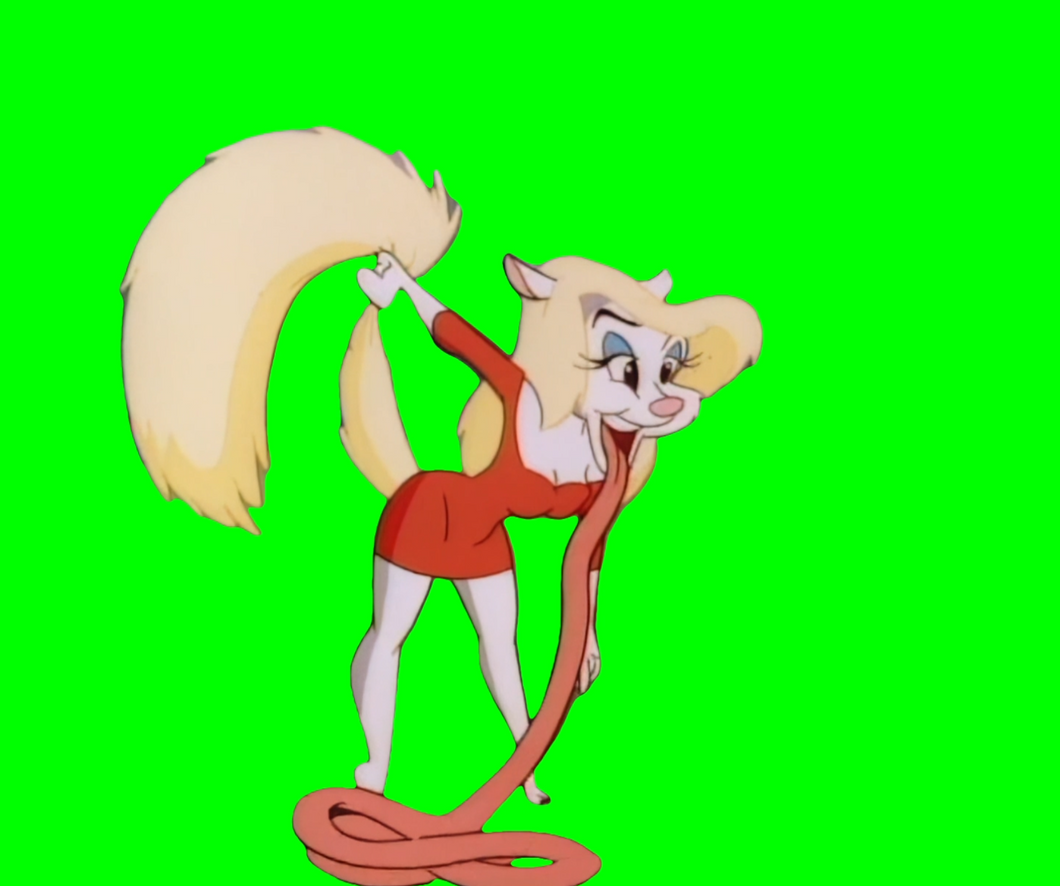 Minerva going Crazy for a Man meme - Animaniacs (Green Screen)