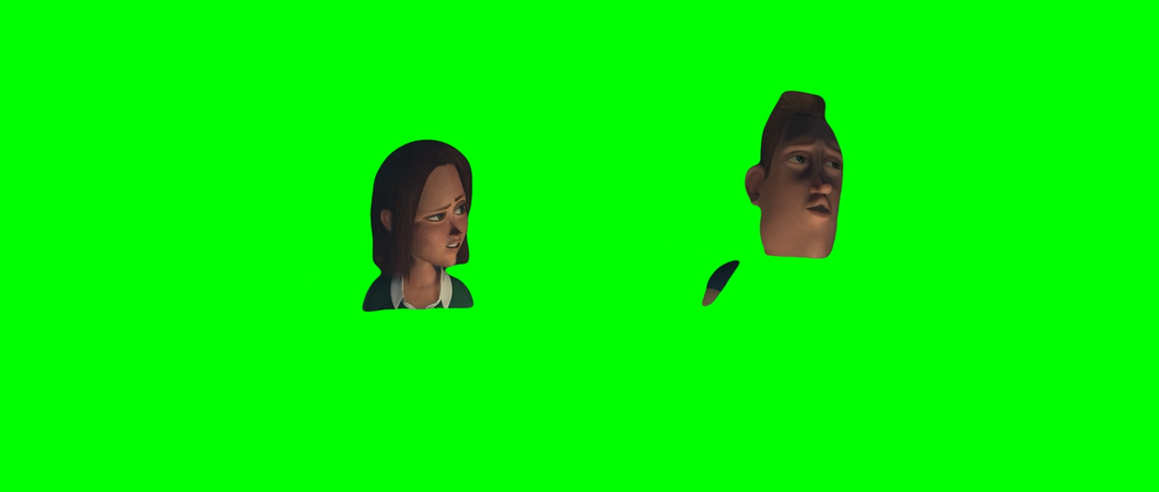Don't Rush Me, Katie! meme - Monsters vs Aliens  (Green Screen)