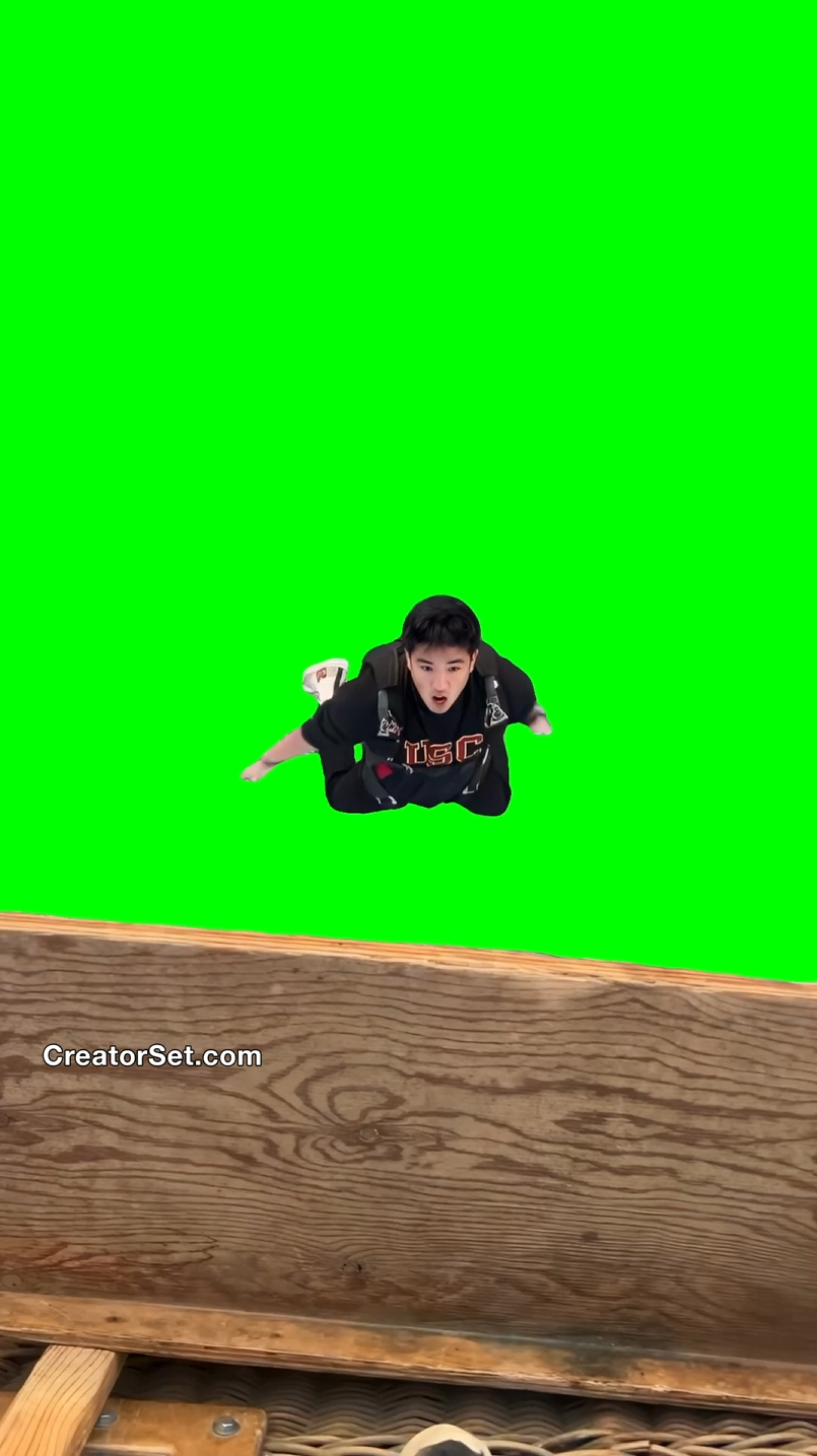 Selmshots “3, 2, 1, See Ya!” Stunt Jump meme (Green Screen)