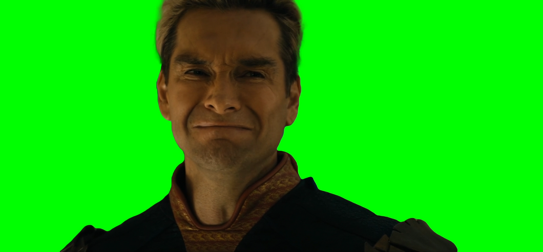 Homelander Crying to Black Noir meme - The Boys (Green Screen)